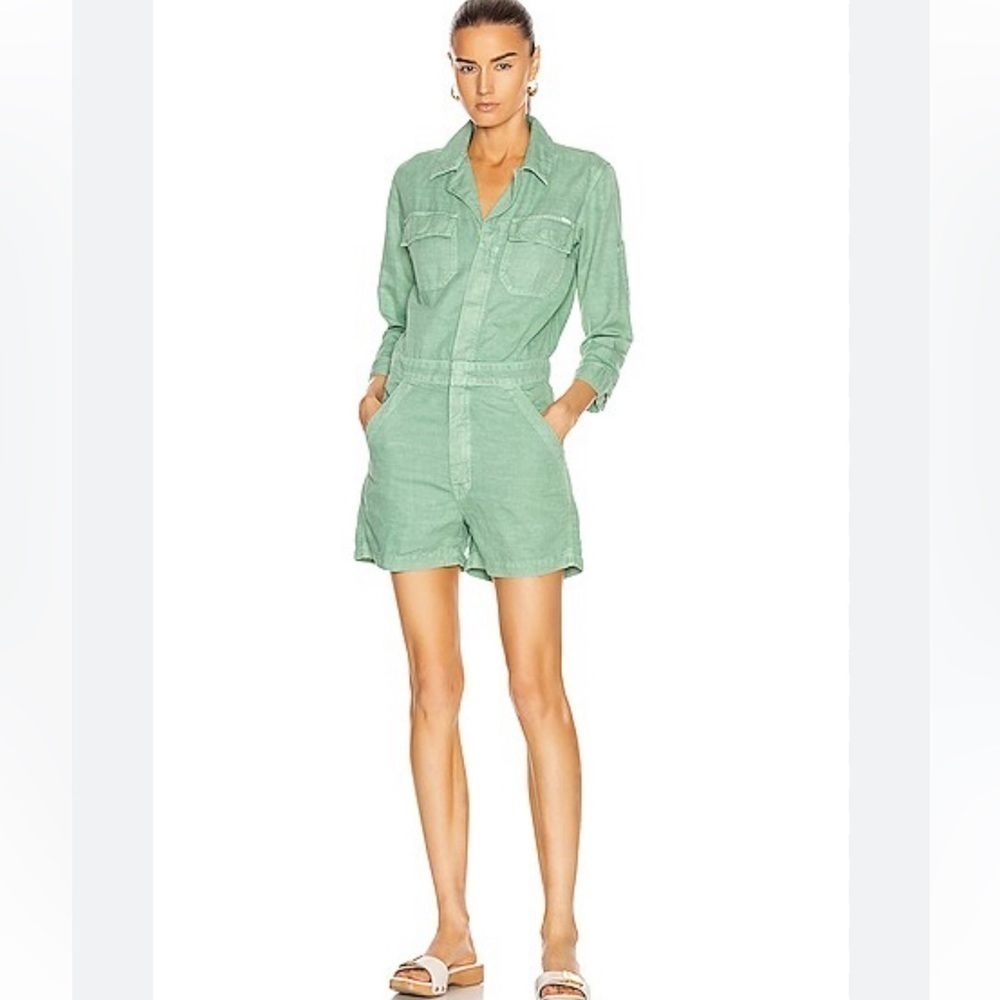NWT MOTHER Fixer Romper Shorts